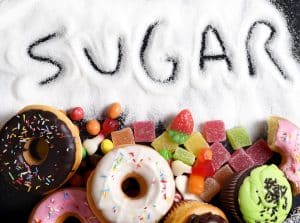 stop image of sugar for a blog about the impact of eating sugar on your skin in NYC